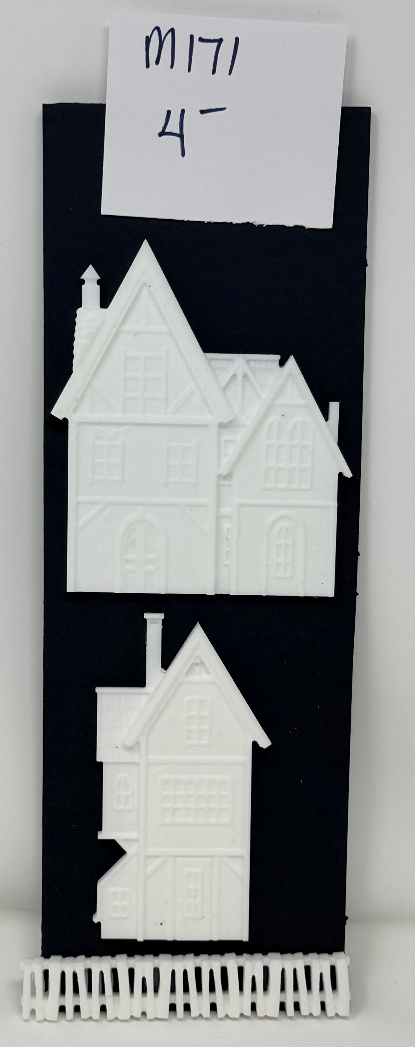 LaBlanche Unfinished Resin House moulds with fence