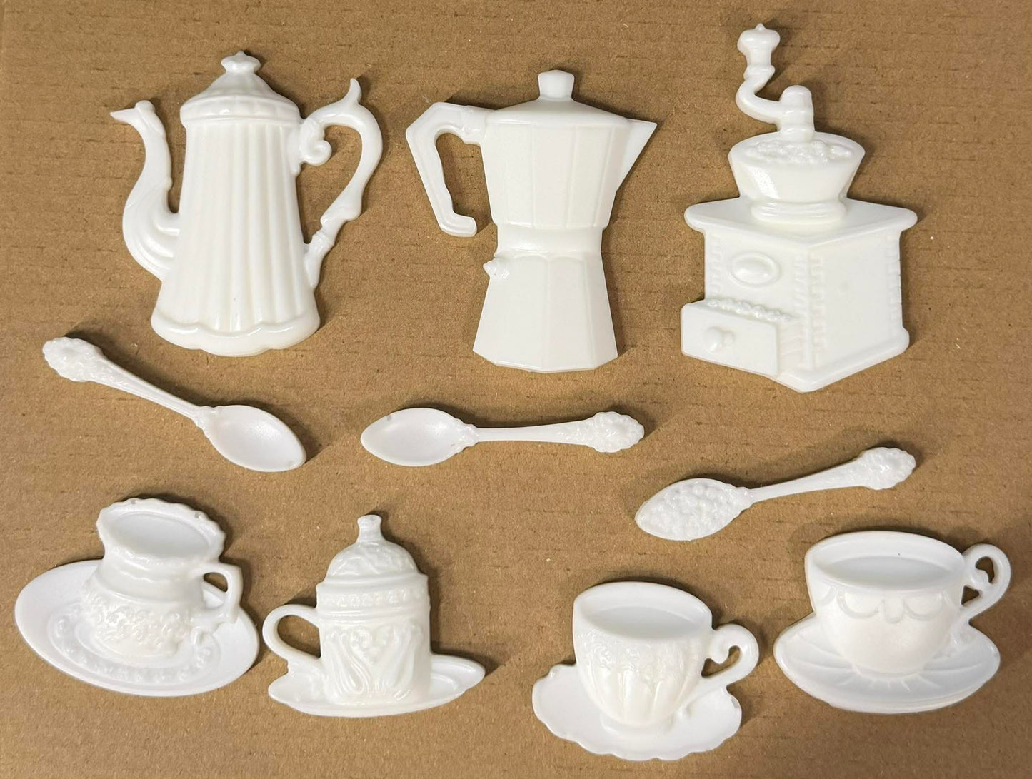 Vintage Tea & Coffee Resin Craft Embellishments